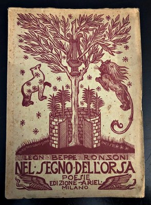 Im Zeichen des Bären, Gedichte L.B. Brummen Cover von Bruno da Osimo. 277/600