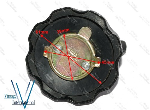 Fit For Ford Tractor 2600 3600 4600 5600 6600 Fuel Gas Diesel Tank Cap Lockable - Foto 5 di 9