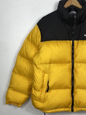 NWOT The North Face Nuptse Jacket 700 Down Puffer Size XL Yellow