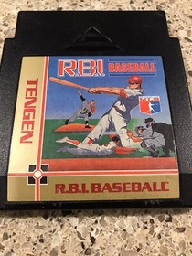 R.B.I. Baseball: Tengen Nintendo NES Game Cartridge Cart Only Black Version
