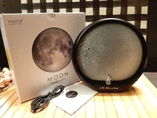 mamre Moon Ambient Light Touch Lamp~ To the Moon & Back ~ Black , 3 Modes