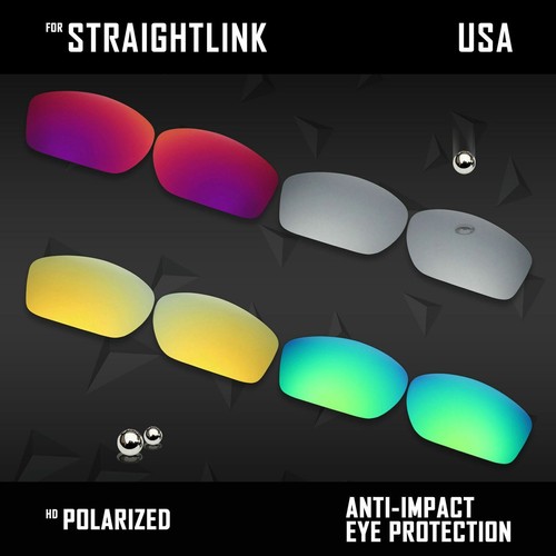 Anti Scratch Polarized Replacement Lenses for-Oakley Straightlink OO9331 Options - Picture 24 of 24