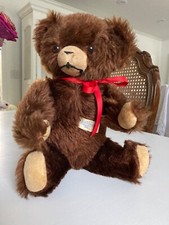 Vintage Brown Mohair Teddy Bear By Knickerbocker Animals of Distinction 13"