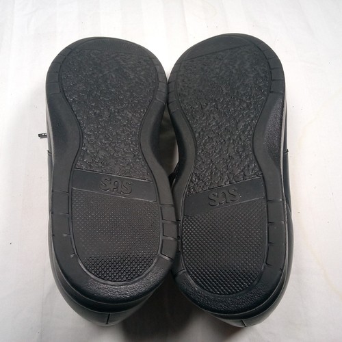 Zapatos SAS Oxford Mujer 6.5 Ancho Tiempo Libre Tripad Cuero Negro Ortho Pequeño Rasguño - Imagen 9 de 10