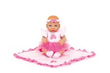 NEUF  26 cm ballerine yeux bleu sexué fille robe tutu poupée de collection RARE