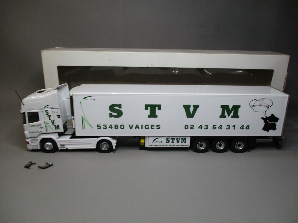 CAMION ELIGOR 1/43 Scania S 500 plateau Fruehauf transports NICOLAS EUR 122,00 - FR