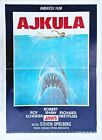 Jaws Spielberg Roy Scheider 1975 Horror Shark Rare Yugo Movie Poster