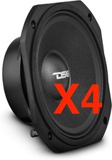 4 Pack DS18 6PRO360NSL-8 6.5" Slim Professional Midrange Speaker Neodymium Mag