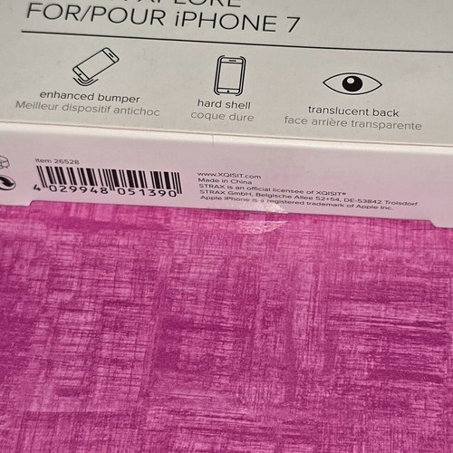 4B2) iPHOHNE 7 XQISIT Handyhülle Schutzhülle Solo Hülle Silicon Schutz TPU - Zdjęcie 2 z 3