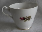 Royal Ascot Fine Bone China Pink & White Rose Design Teacup and Saucer — photo 5