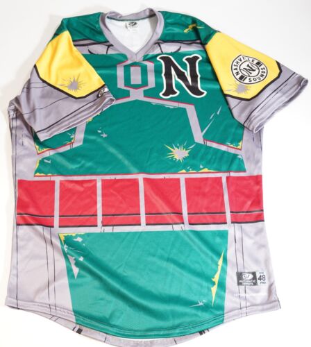 Jeremy Accardo Game Used 2023 Nashville Sounds Stars Wars Night Boba Fett Jersey - Picture 2 of 24