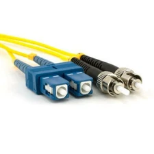 15m SC-ST Duplex 9/125 Singlemode Fiber Optic Patch Cable Yellow 50FT