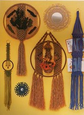 Letter Holder, Mirror & Decor Patterns - Craft Book: Macrame Things in Rings