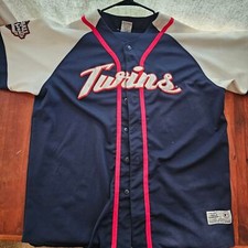 MLB Authentic Dynasty oversized Minnesota Twins MLB Baseball 2000 home jersey XL