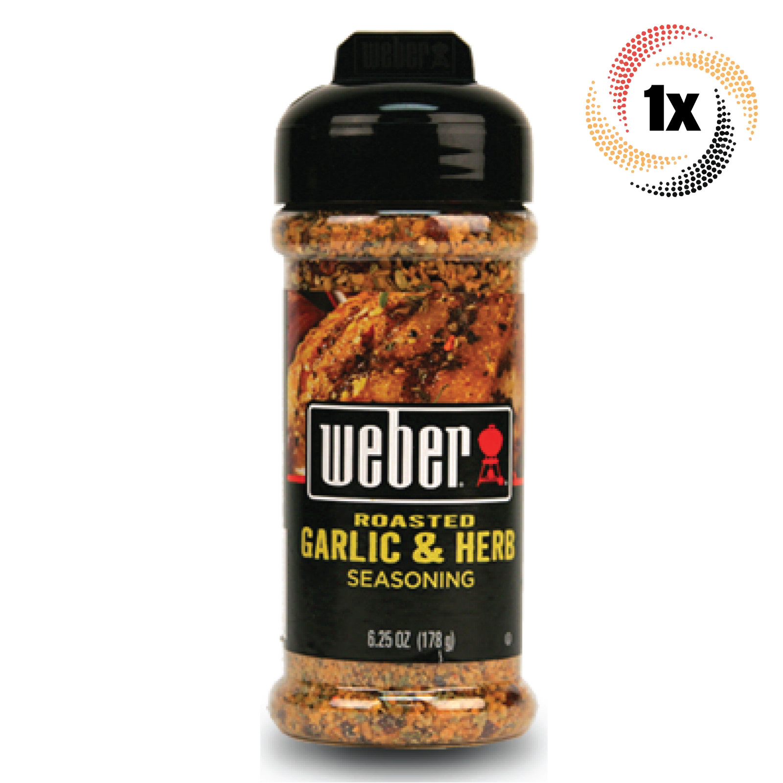 1x Шейкер Weber с приправой из жареного чеснока и трав 625 унции Без глютена и глутамата натрия 2690₽