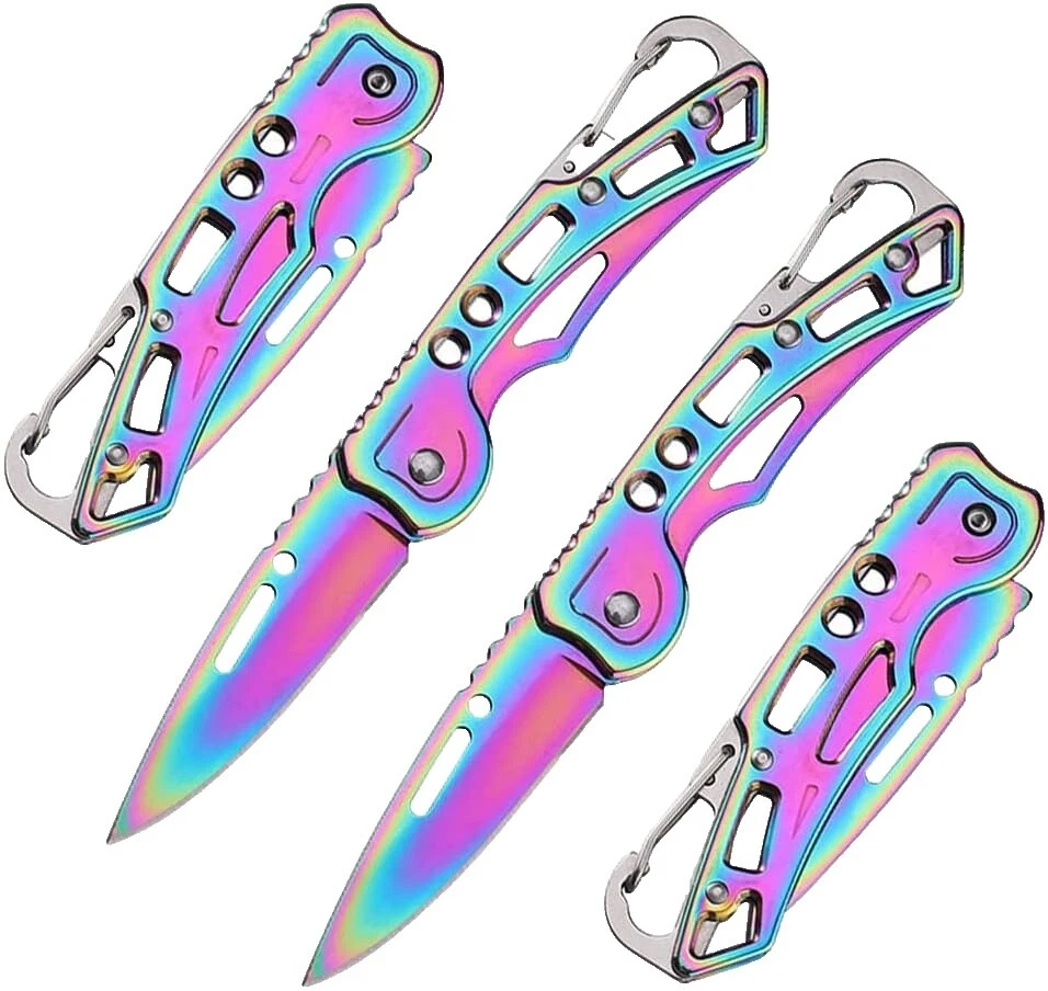 Stainless Steel Blade Stainless Steel Handle Collectible Folding Knives