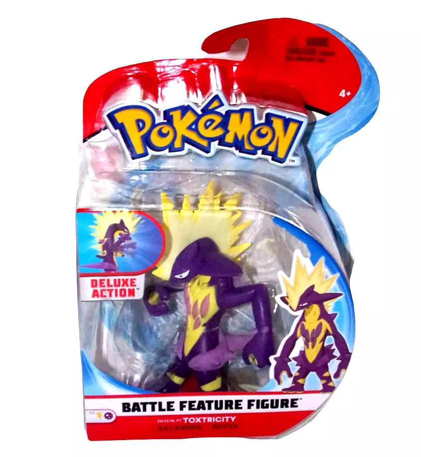 Brinquedo Boneco Toxtricity: Pokémon Battle Feature Figure Deluxe