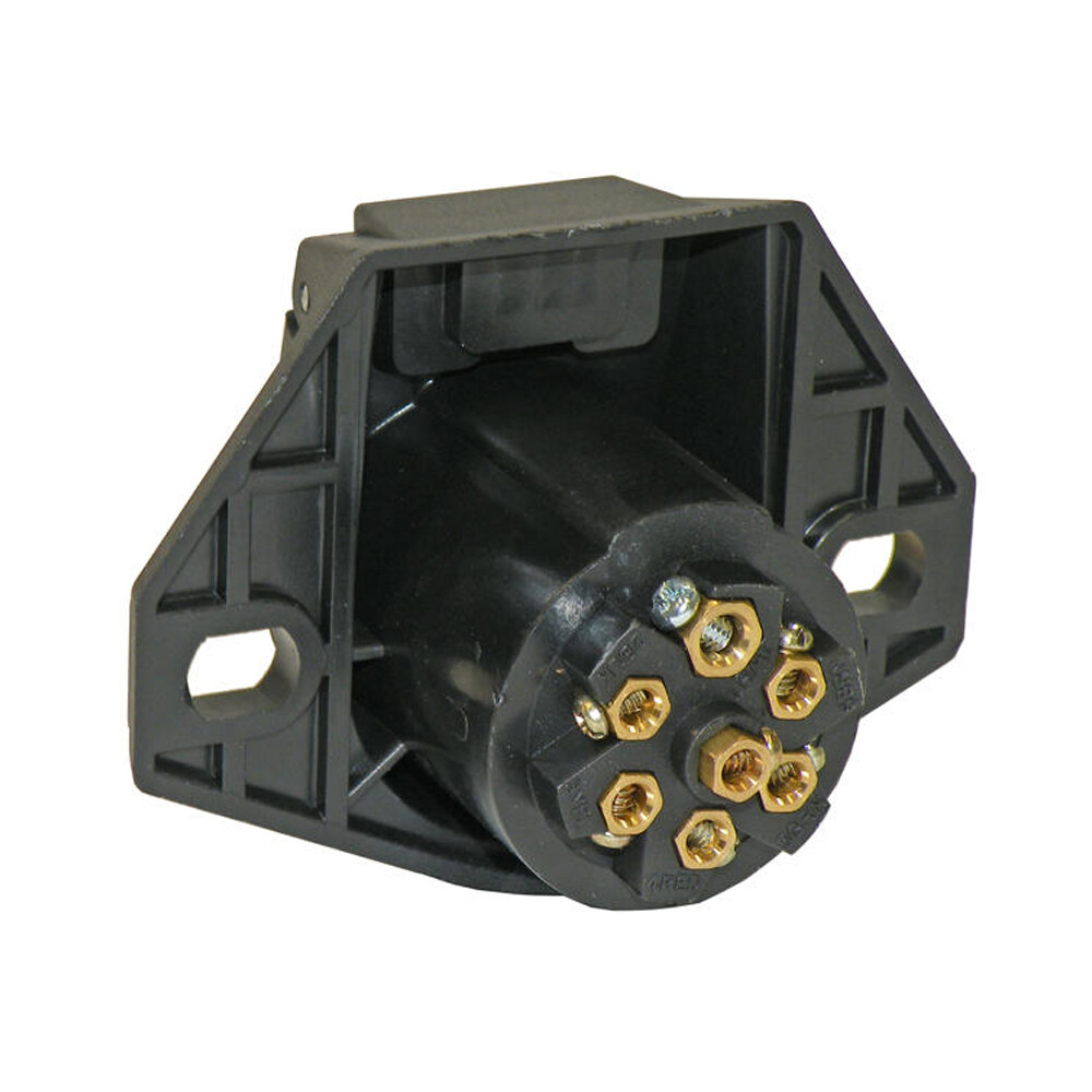 7-Way Round-Pin Car-End Socket - Pollak (11-723) | eBay