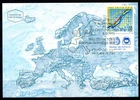 Israel 1129, European Unification, 1992. Phila  Maxi Maximum Card, 1992.