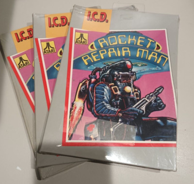 Rocket Repair Man by Red Rat Software; Atari 400/800/XL/XE; Disk & Manual NEW