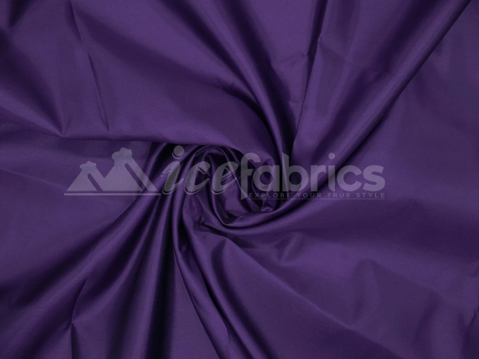 Purple Bridal Satin Fabric Silky By The Yard- Soft Thick Satin-  - Image 3 of 3