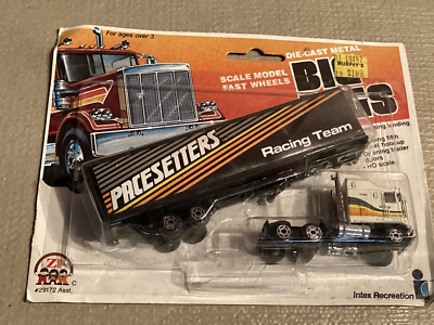 Zee Toys Big Rigs Die-Cast HO Scale Pacesetters Racing Team Truck