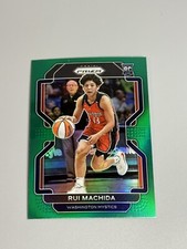 Rui Machida 2022 Panini Prizm WNBA Green Prizm Rookie RC #20 Washington Mystics