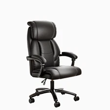 Ergonomic Office Chair Pu Leather Reclining Chair for Big and Tall People 400lbs
