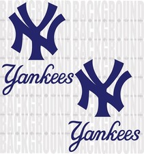 2 New York Yankees Cornhole Decals LARGE 11x14.25" Bean Bag Toss Sticker Baggo