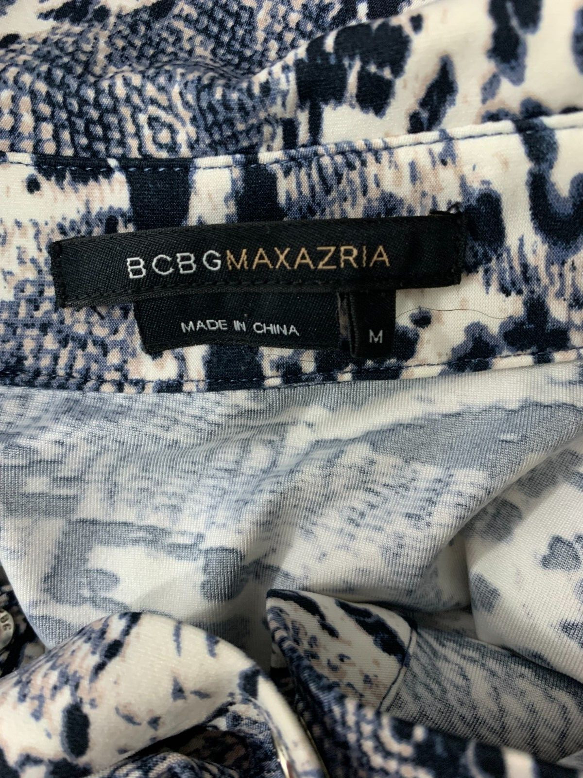 BCBGMAXAZRIA Womens sz Medium/Small Python Boa Pr… - image 2