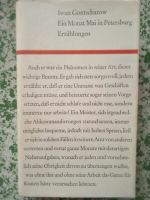 Ein Monat Mai in Petersburg. Erzählungen Gontscharow, Iwan: