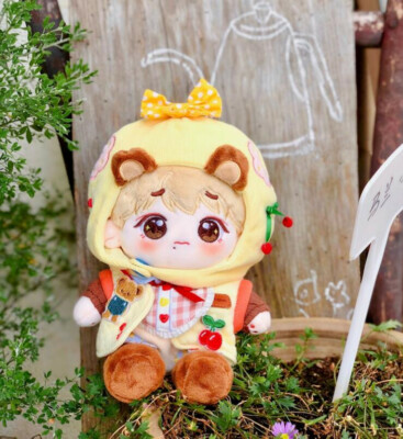 In Stock Cherry Bear Kpop Star Plush 20cm Doll Cute Clothes Clothing Outfits XG