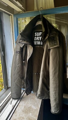 Superdry Mountain SD Windcheater   Herren   XL (wie Gr.L)   Olivgrün   gefüttert