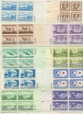 Plate Blocks Stamps: 40 Mint mnh 5  US Postage 12-586 