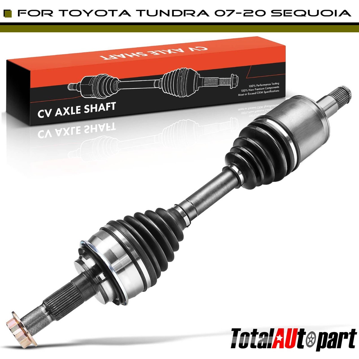 CV Axle Assembly for Toyota Tundra 07-20 Sequoia 08-20 4.6L Front