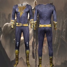 Party Movie Black Adam Cosplay Costume Jumpsuit Outfits Halloween Carnival Suits