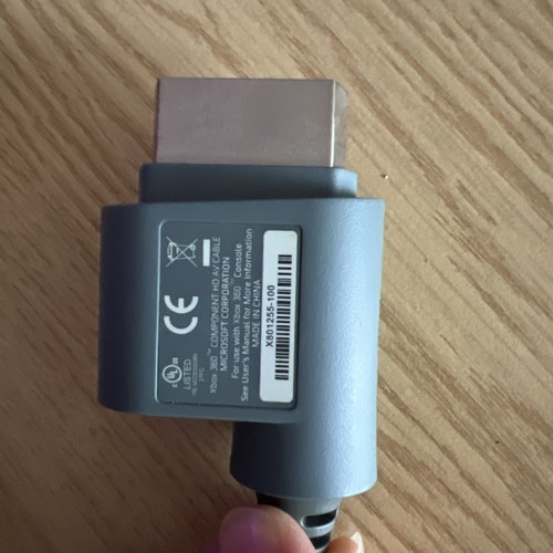 Official Genuine Microsoft Xbox 360 Component AV Cable HD - Picture 3 of 5