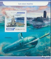 djibouti bloc-feuillet 683 neuf 2017 u-bateaux
