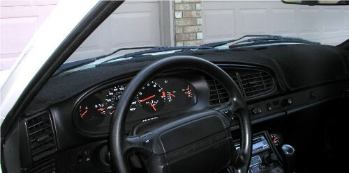 Black Dash Cover for LOTUS ELAN 1991 -  Carpet DashMat CoverCraft 1369-00-25