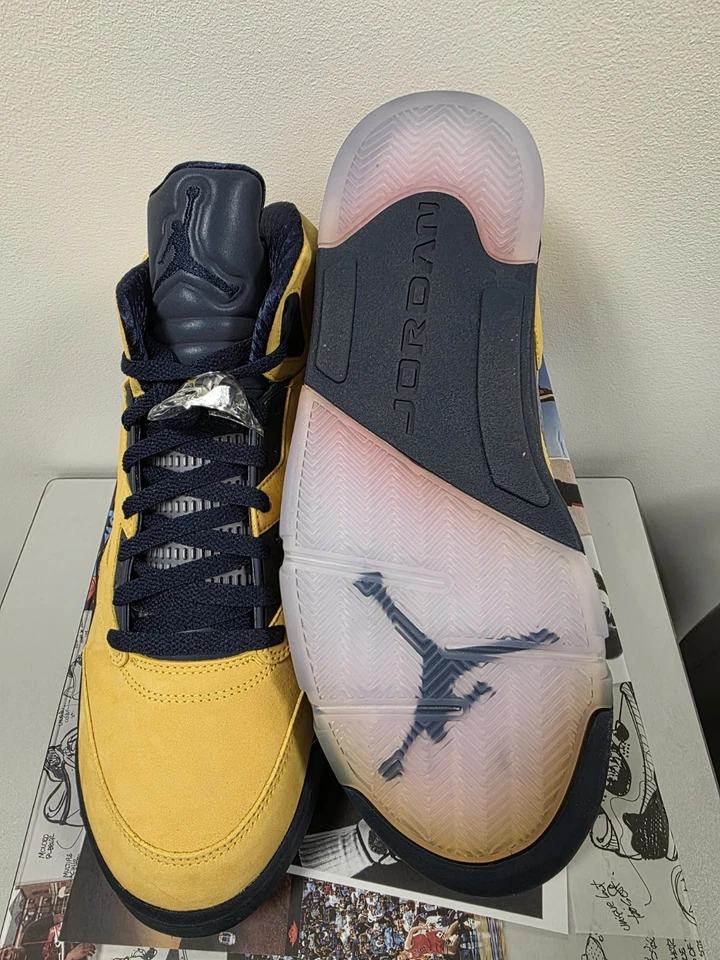 Nike Air Jordan 5 Retro SP Michigan DS NUEVO EN CAJA EE. UU. talla 12  Foto 3 de 4