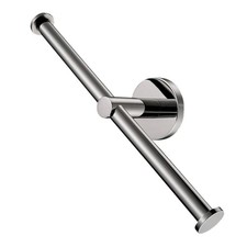 Stainless Steel Toilet Paper Holder Wall Mount Tissue Dispenser Dual