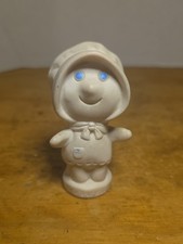 Vintage 1974 Mini Poppie Doughgirl Doughboy Pillsbury Vinyl Doll Poppin Fresh