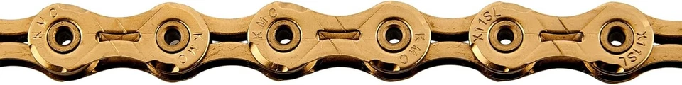 KMC X11SL 11-Speed 118 links Hollow pin Bicycle Chain Glod - Image 3 of 3