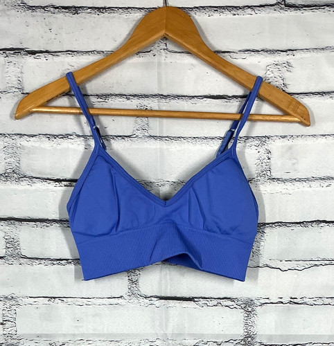 Lululemon Sports Bra Womens Size 6 Bright Blue Yoga