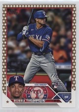 2023 Topps Complete Set Fanatics Exclusive Gold Star Bubba Thompson #597 0jk3
