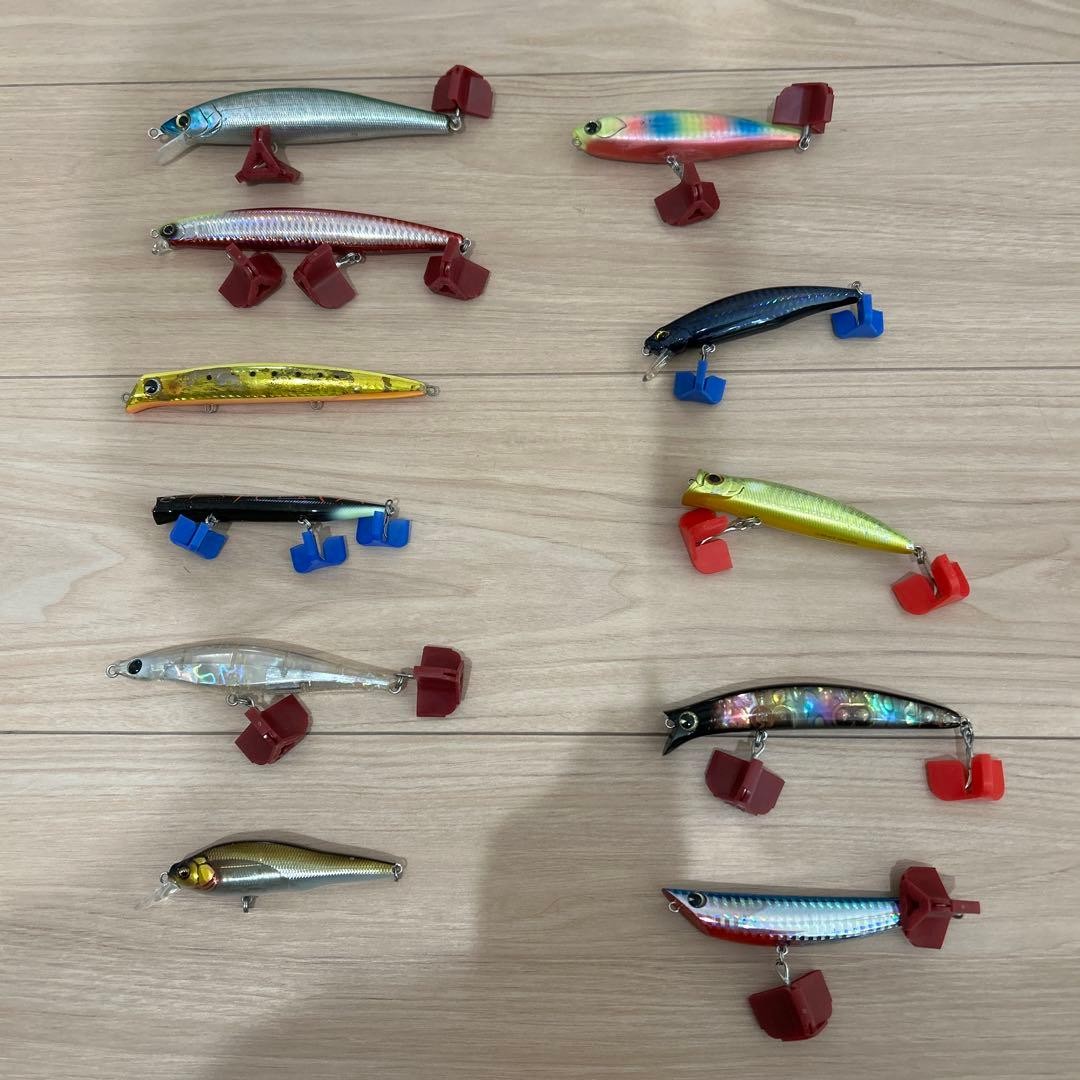 10 Minnow plugs set, sea bass lure - Image 1