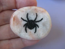 NEW NATURAL BRAZILIAN SUNSTONE QUARTZ CRYSTAL SPIDER TOTEM PALM STONE