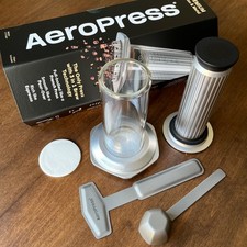 AeroPress Premium Glass & Metal Coffee Press ...