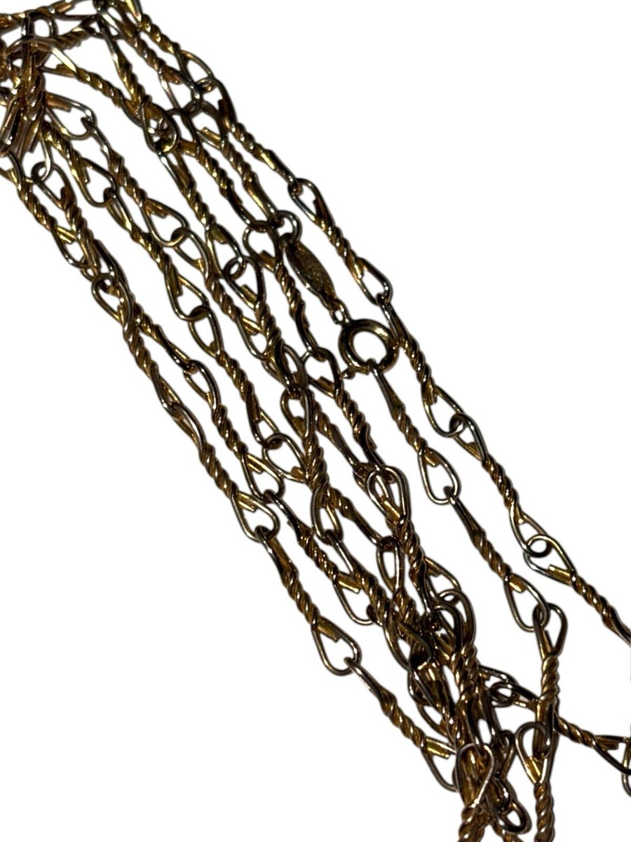 1974 Vintage Christian Dior Germany Twisted Link Rope Chain