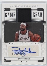2022-23 Panini National Treasures Game Gear 50/99 Patrick Mills Patty Auto 1ib5